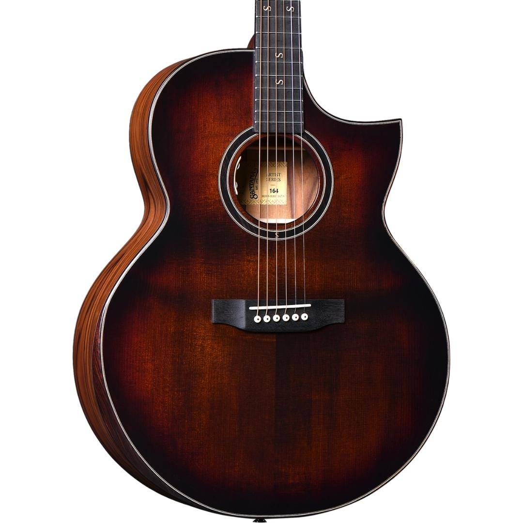 Santana Artist 164 brown burst satin acoustic guitar