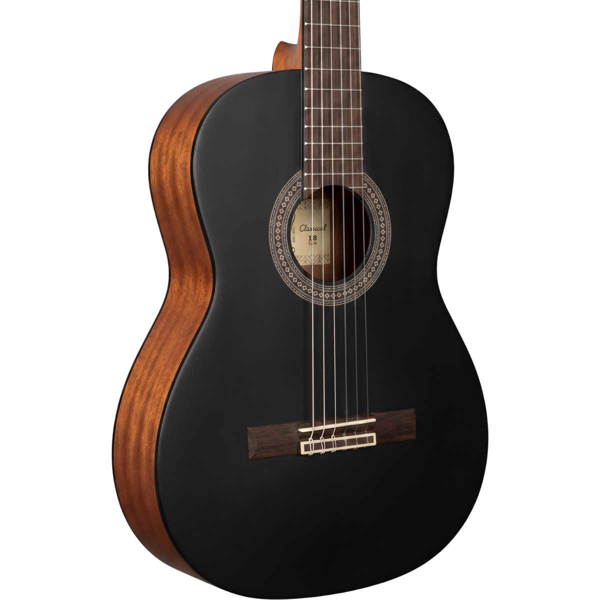 Santana Classical 18 satin black classical guitar