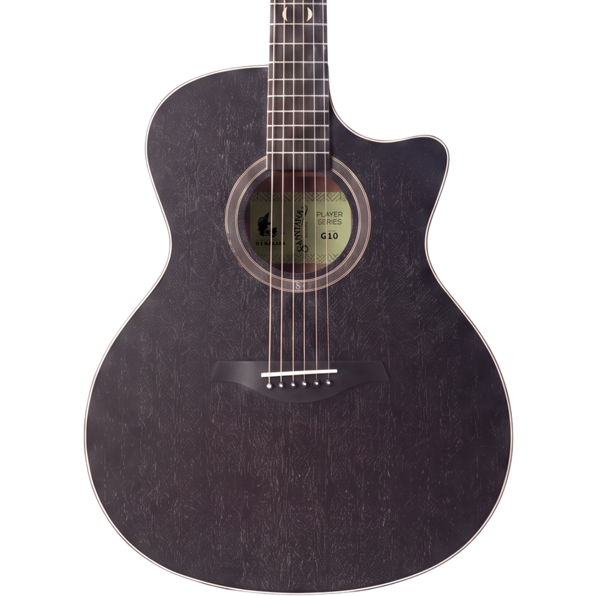 Santana Player G10 black acoustic guitar