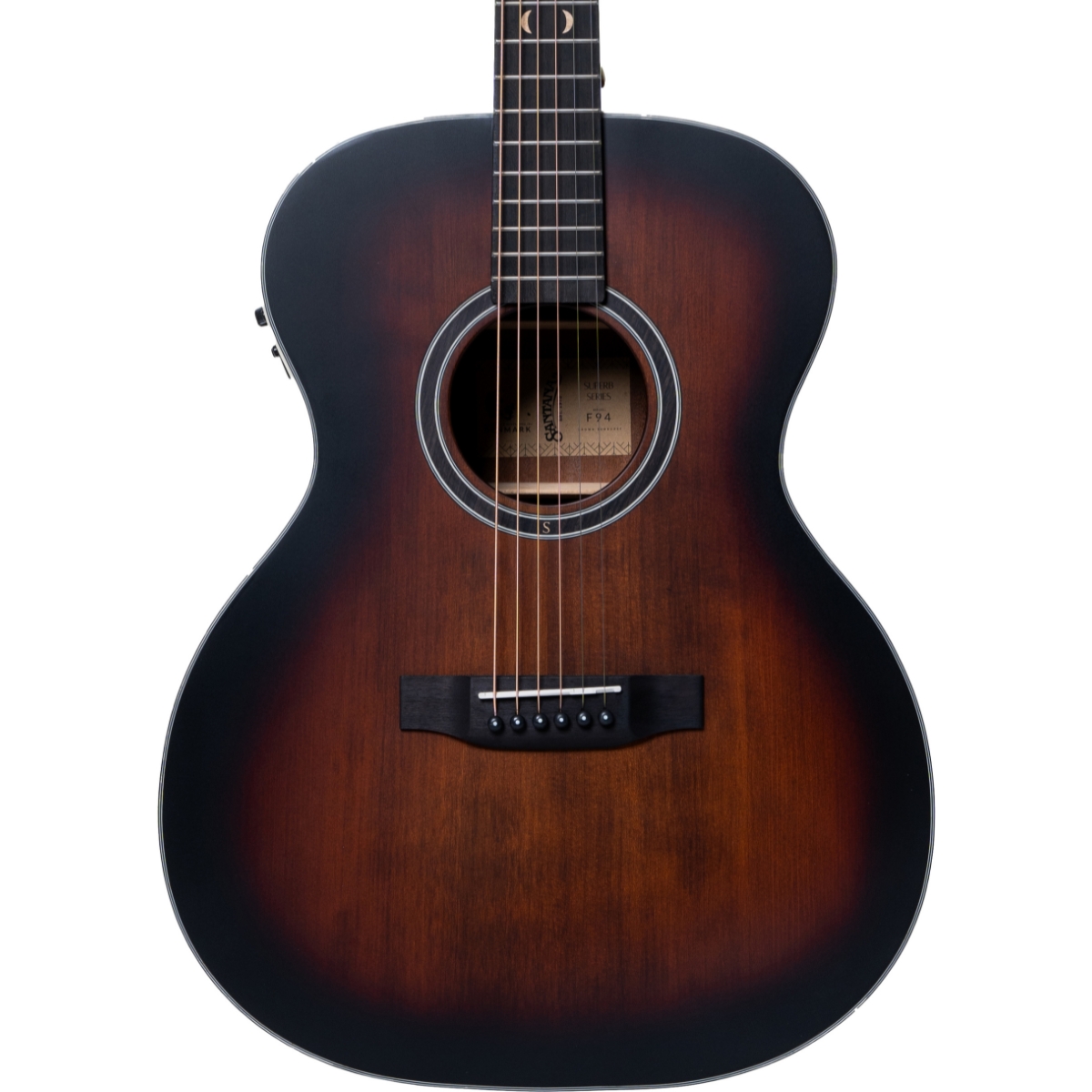 Santana Superb F94S brown burst acoustic guitar