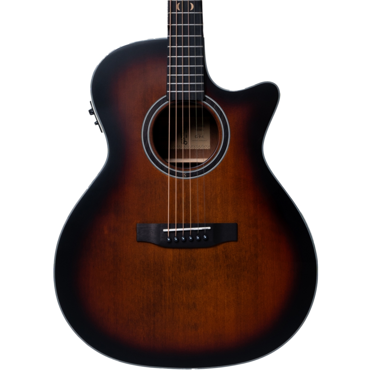 Santana Superb G94S brown burst acoustic guitar