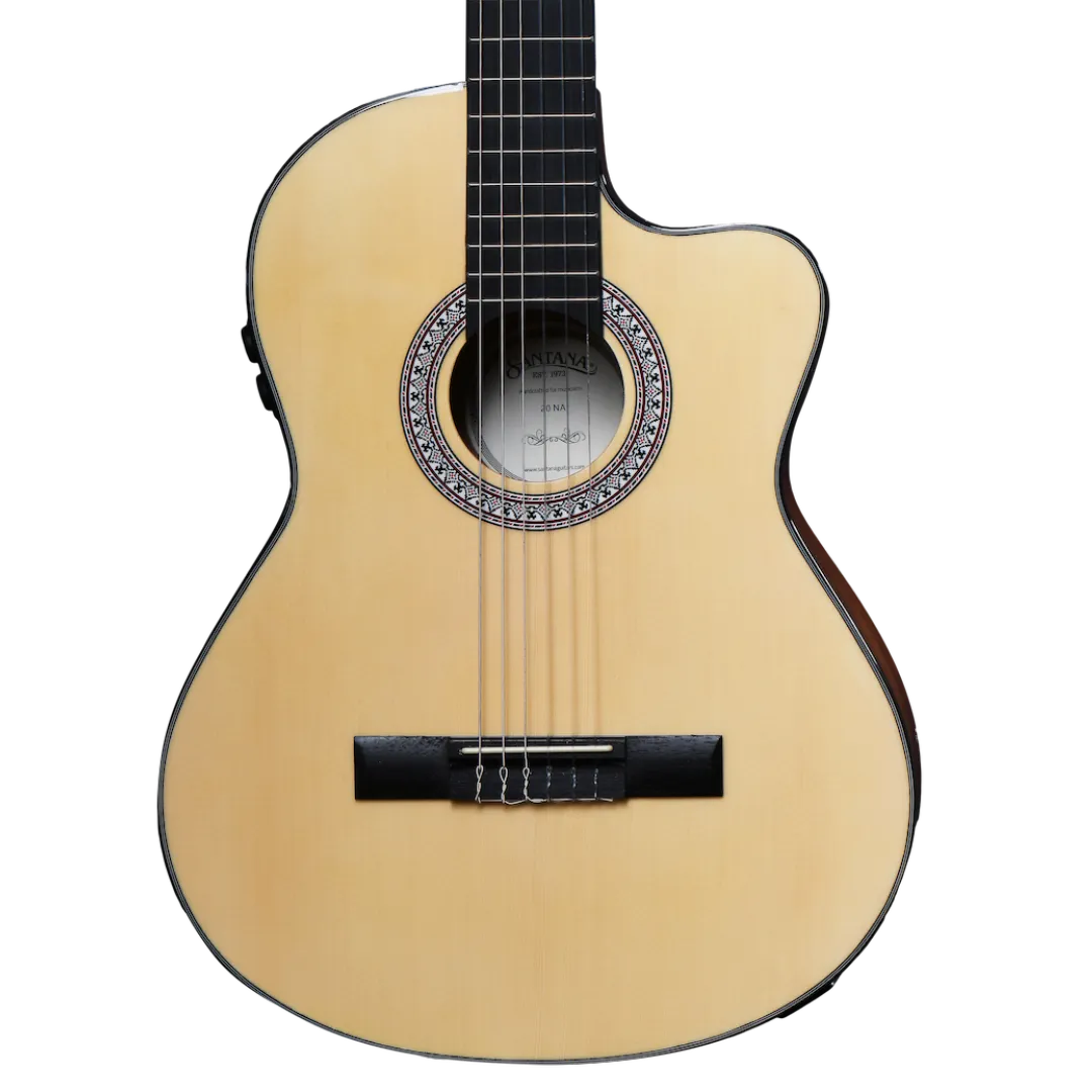 ② Guitare classique Santana 3/4 - 1982 + 6 nouvelles cordes