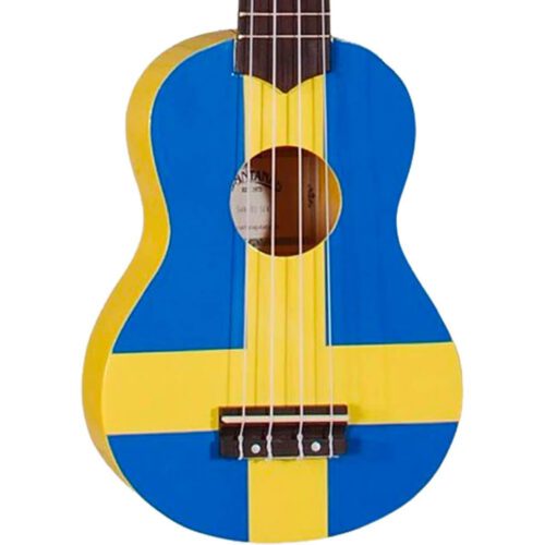 Santana 01 Swedish flag soprano ukulele